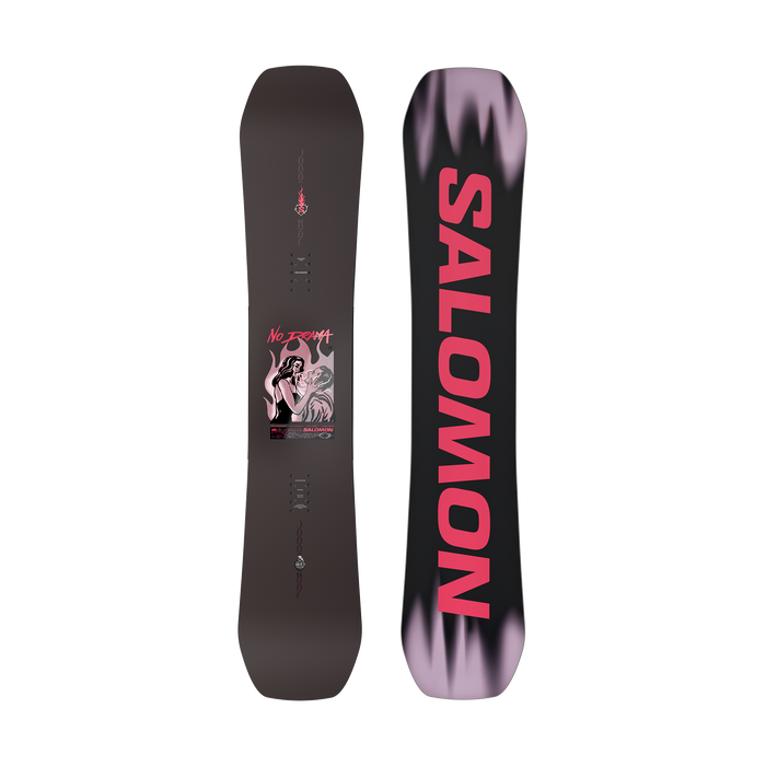 Tavola da snowboard donna Salomon No Drama nera/rosa (26/27)