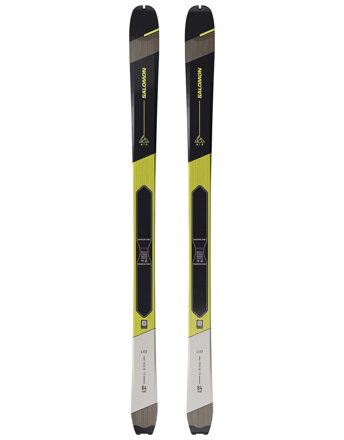 Sci freeride Salomon MTN 84 Pure con pelli Rainy Day/Black/Yellow (26/27)