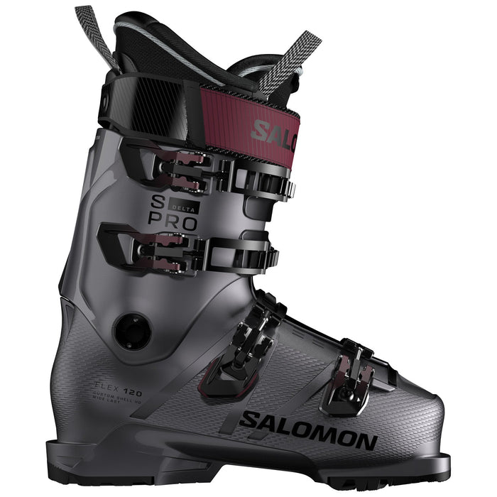 Scarponi da sci Salomon S/Pro Delta 120 Beluga/Burgundy (26/27)
