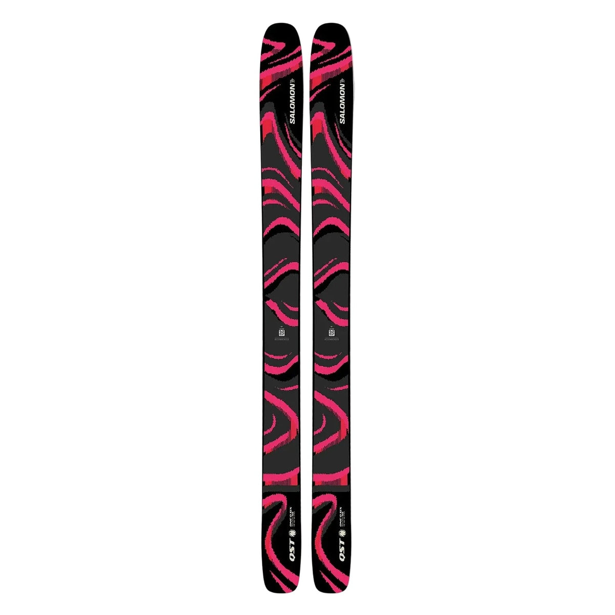 Sci freeride Salomon QST 106 Black/Pink (26/27) — vista 2