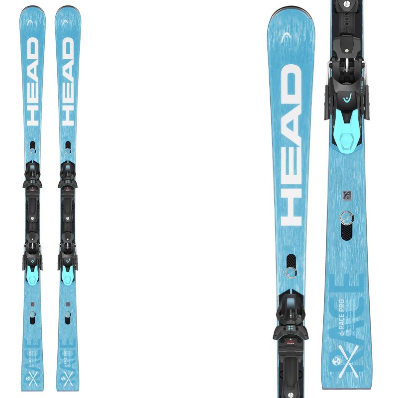 Sci Head WC Rebels e-Race Pro con attacco Freeflex ST 16, ciano (26/27) — vista 2