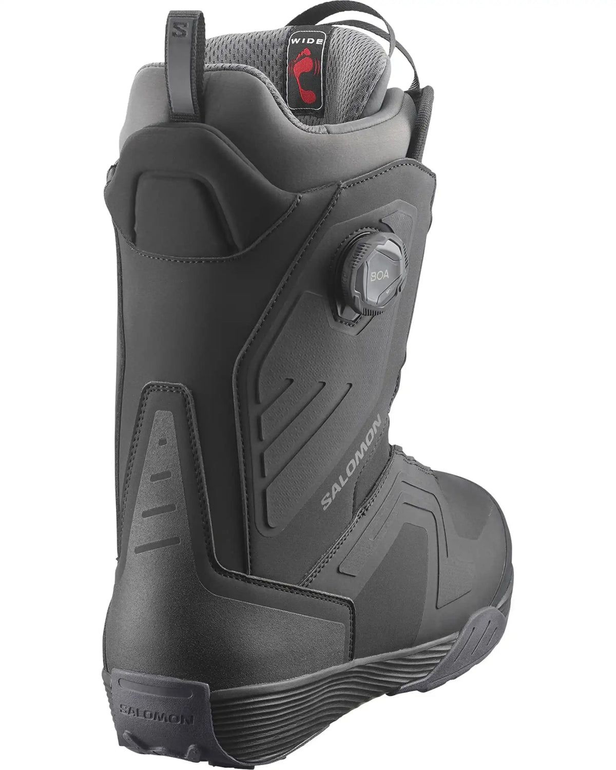 Scarponi snowboard Salomon Dialogue Dual Boa Wide nero (26/27) — vista 2