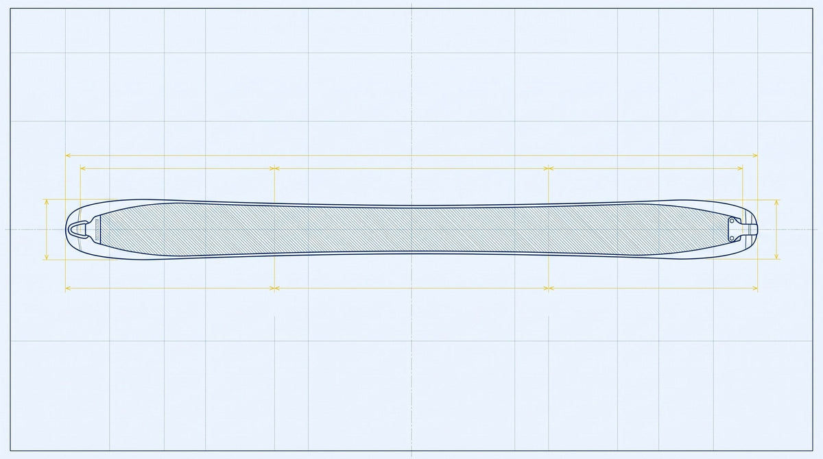 Disegno tecnico per la guida Tino Sport