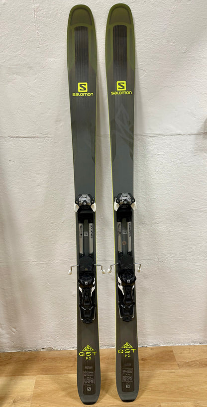 SALOMON QST 92 TOURING SKIS RICONDIZIONATO CON PELLI + ATTACCO GUARDIAN 13
