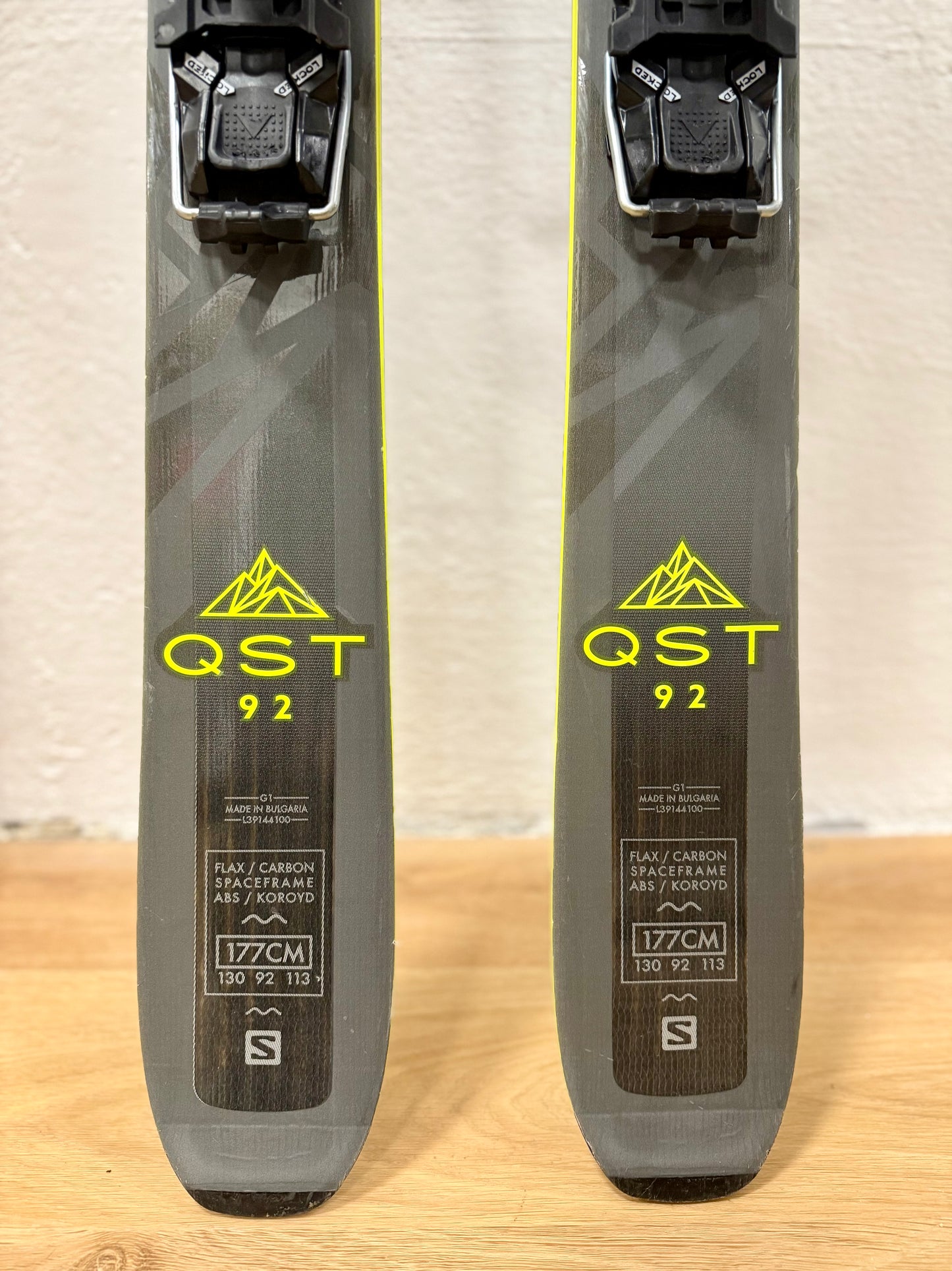 SALOMON QST 92 TOURING SKIS RICONDIZIONATO CON PELLI + ATTACCO GUARDIAN 13