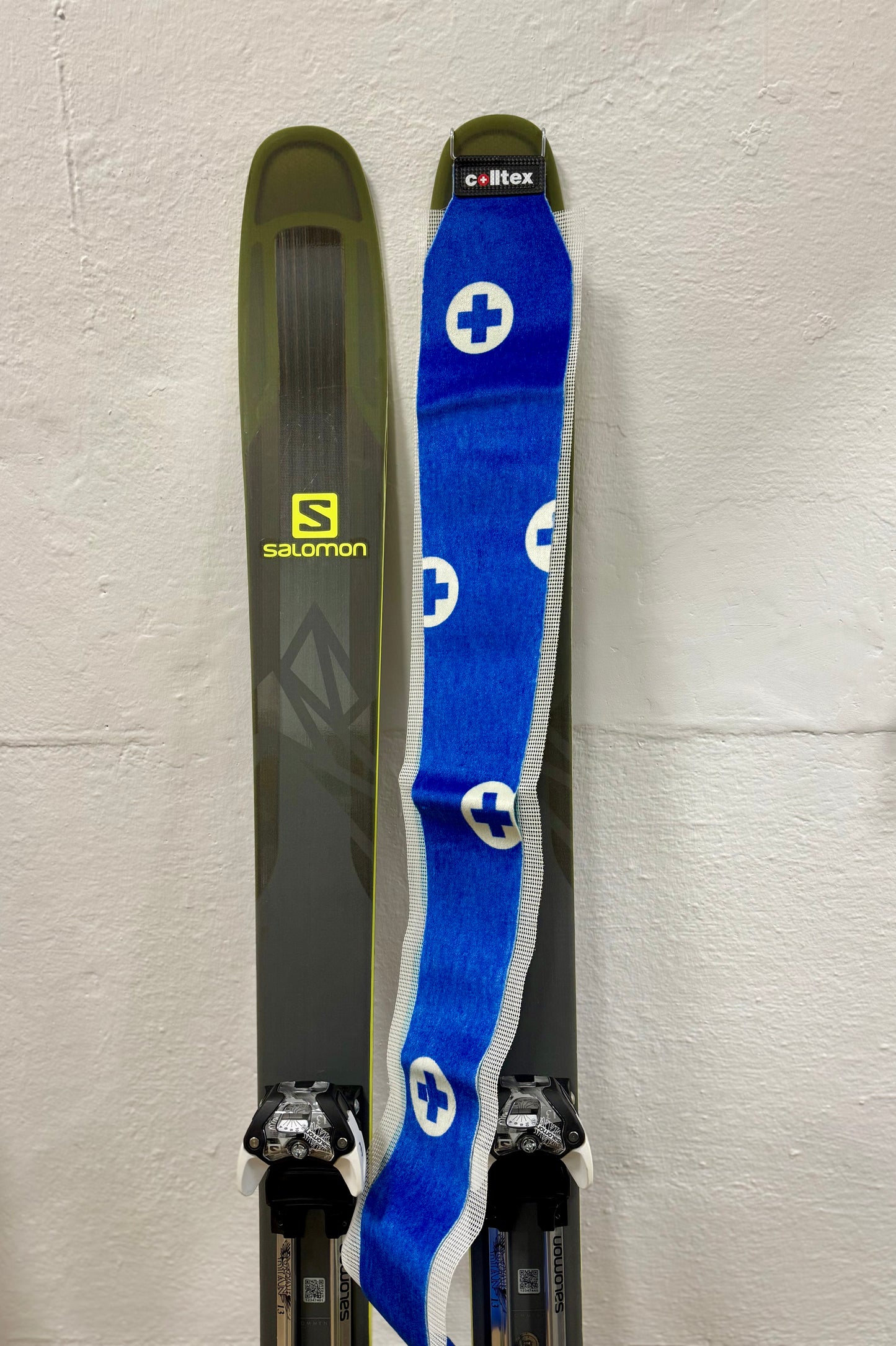 SALOMON QST 92 TOURING SKIS RICONDIZIONATO CON PELLI + ATTACCO GUARDIAN 13