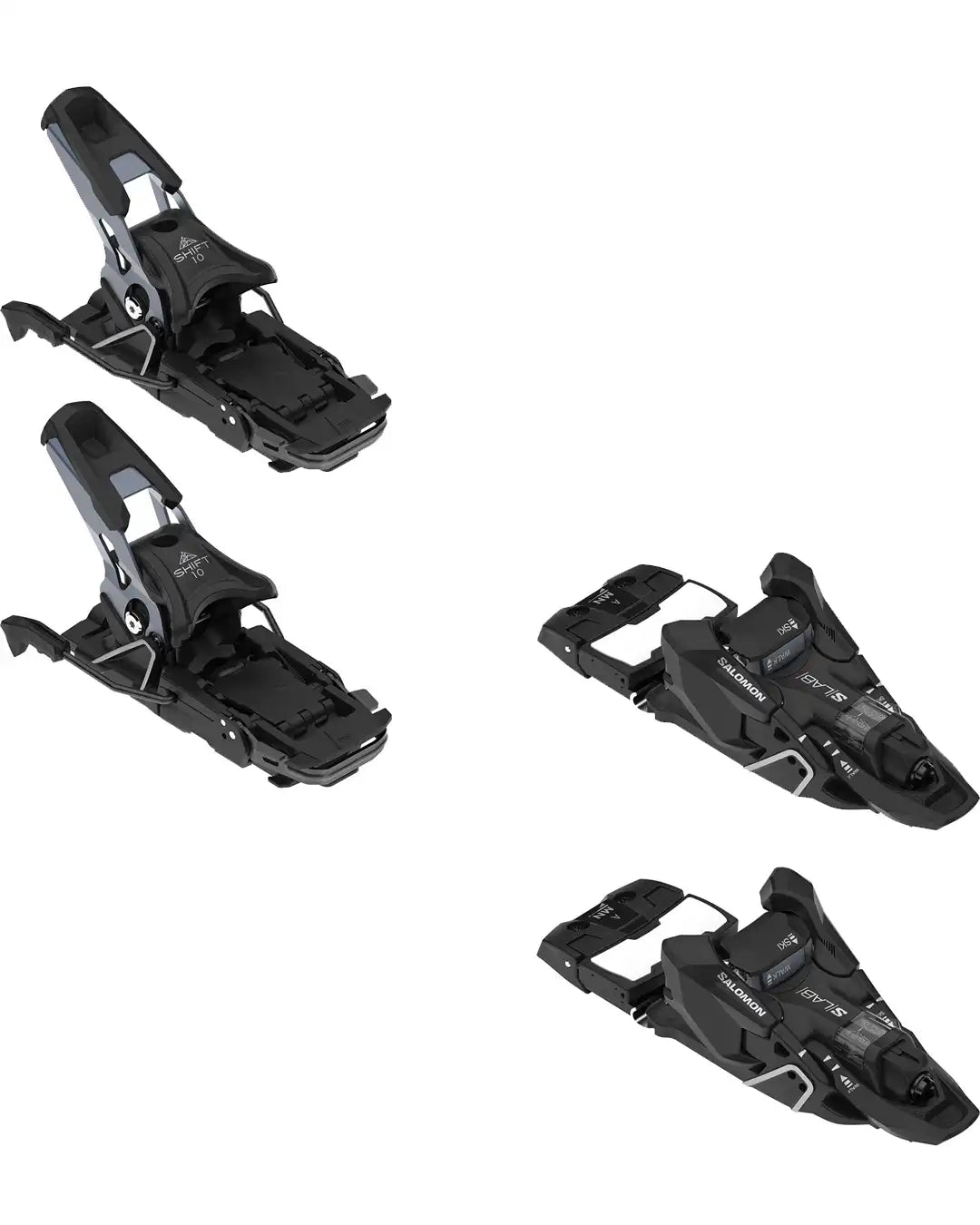 Attacco scialpinismo Salomon S/Lab Shift 10 nero/argento (25/26)