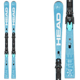 Sci Head WC Rebels e-Race Pro con attacco Freeflex ST 16, ciano (26/27) — vista 2