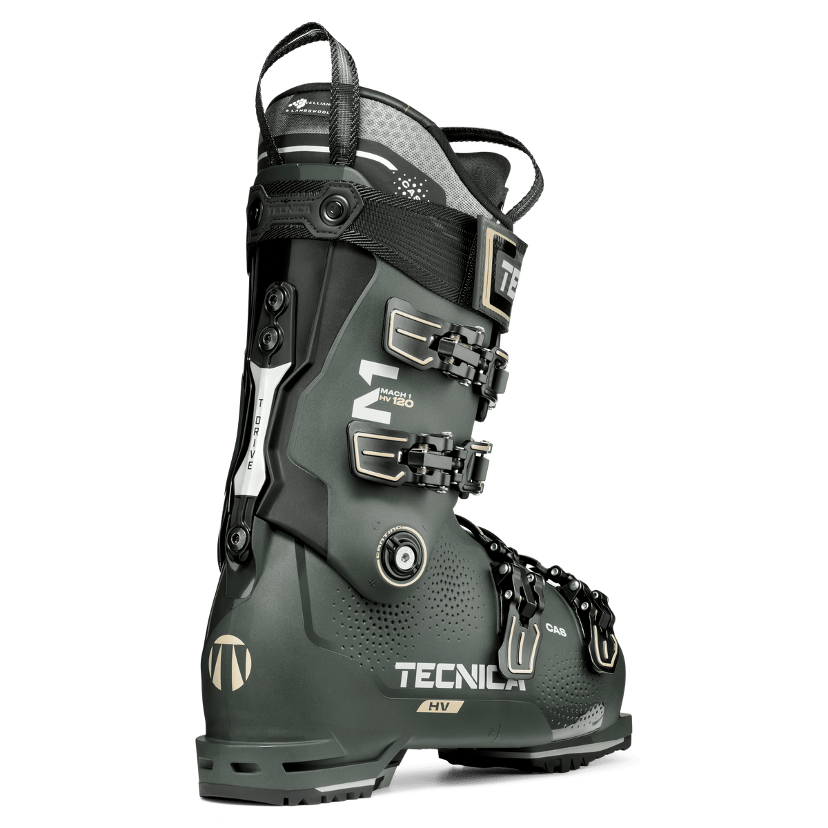 Scarpone da sci Tecnica Mach1 HV 120 TD Dark Progressive Green (26/27) — vista 3