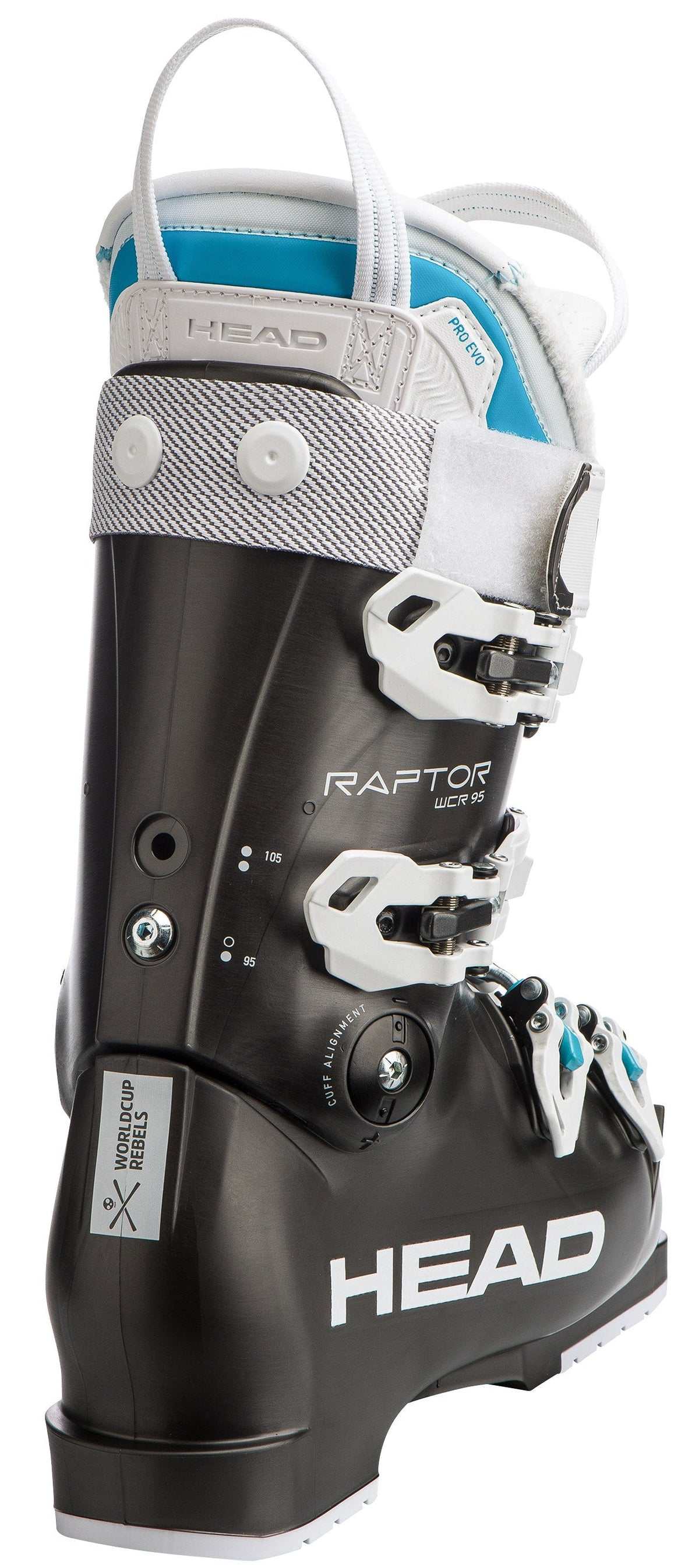 Scarpone da sci Head Raptor WCR 95 W PV antracite (26/27) — vista 3