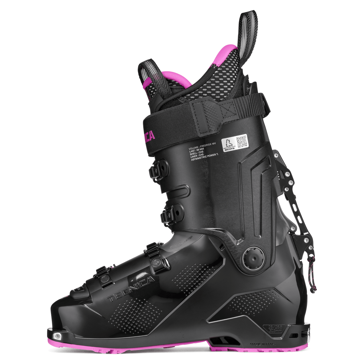 Scarponi da sci freeride Tecnica Zero G Decoy Pro GW Nero (26/27) — vista 3