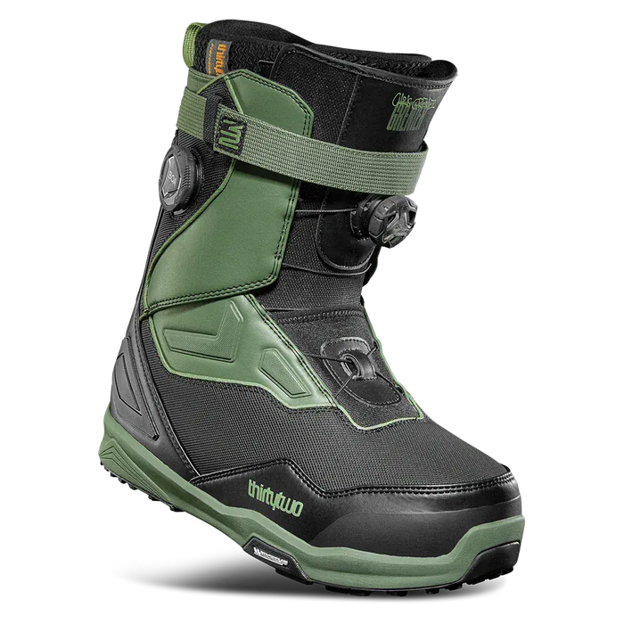 Scarponi snowboard ThirtyTwo TM-2 XLT Double BOA x Grenier Black/Green (2025/26)