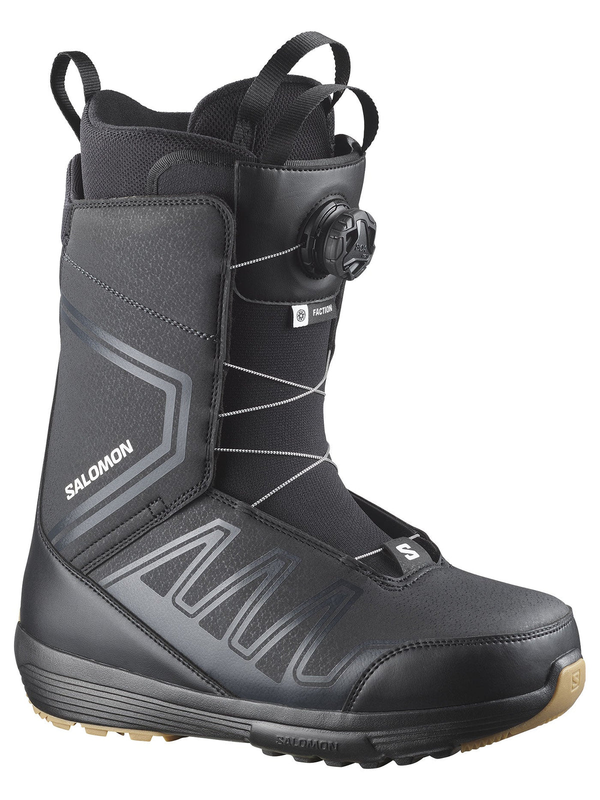 Scarponi snowboard Salomon Faction Boa nero (26/27)