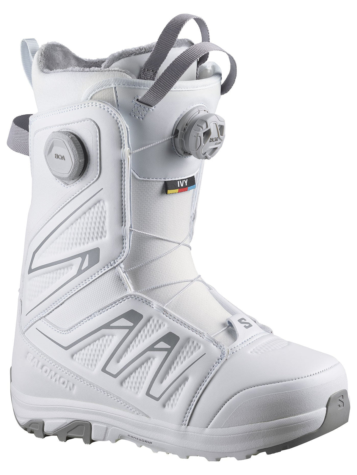 Scarponi snowboard Salomon Ivy Boa SJ Boa bianco donna (26/27)