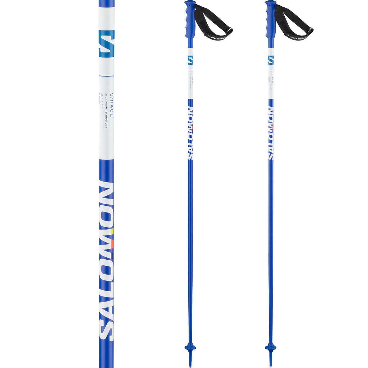 Bastoncino da sci gara Salomon S/Race Alu blu (2025/26) — vista 2