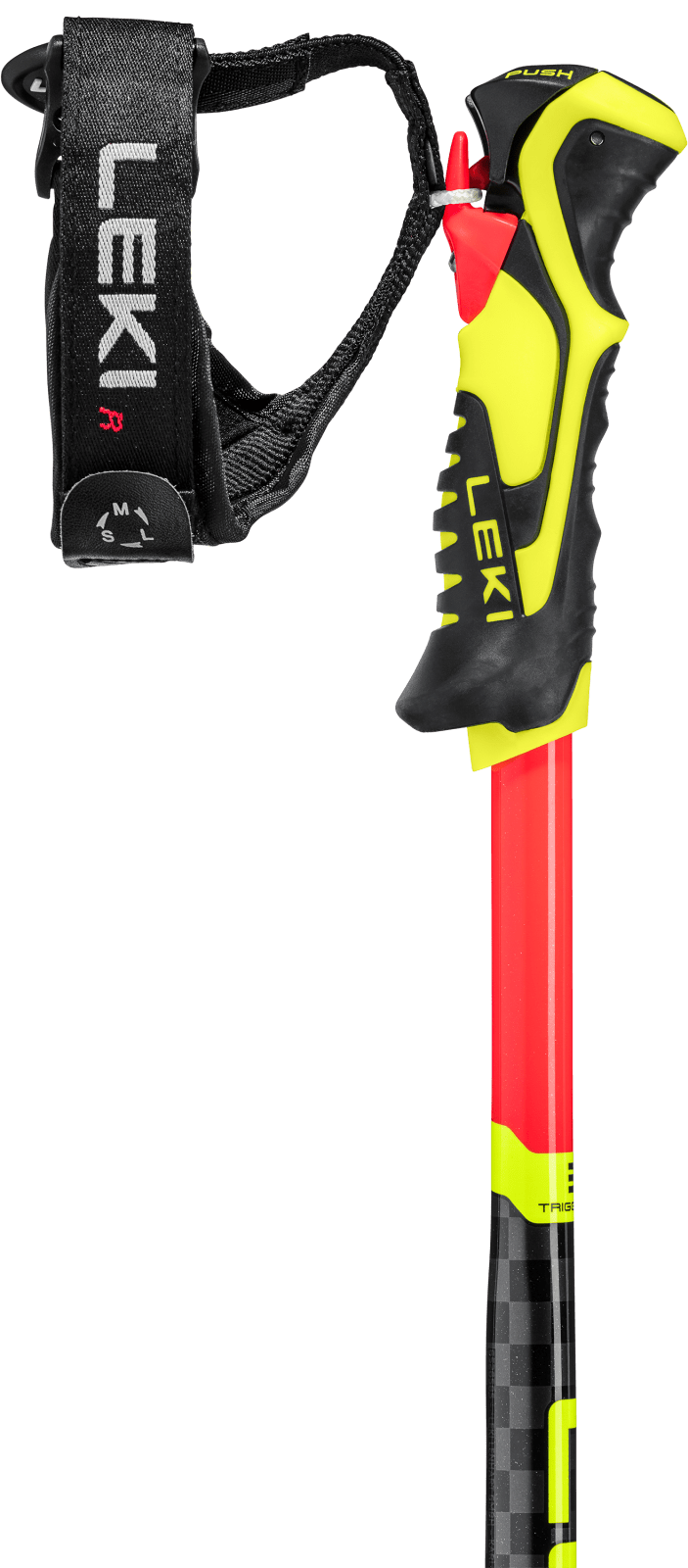 Bastoncino da sci da gara LEKI WCR Lite SL 3D rosso (2025/26) — vista 4